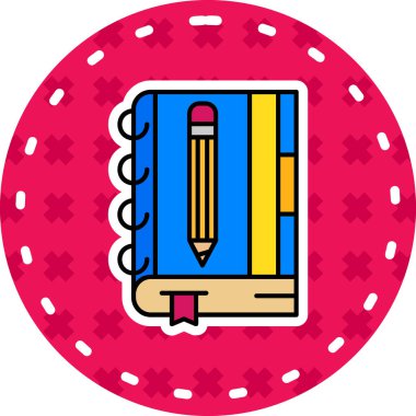 kalem simgesinin vektör illüstrasyonu