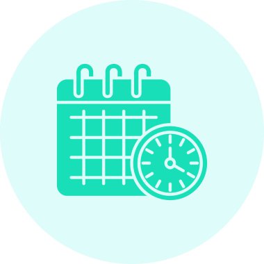 Takvim. Web simgesi basit illüstrasyon