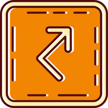 ok simgesi, vektör illüstrasyonu