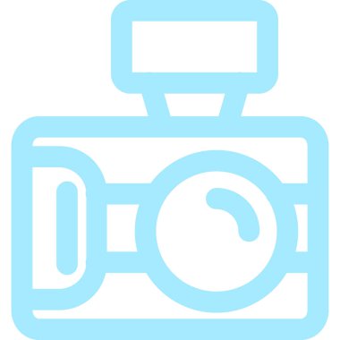 kamera fotoğraf makinesi simgesi ana hat biçiminde