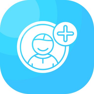 Tıbbi bir simgenin vektör illüstrasyonu