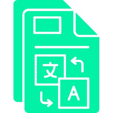 dosya belgesi simgesi, vektör illüstrasyonu