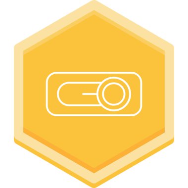 Kameranın modern bir simgesinin vektör illüstrasyonu