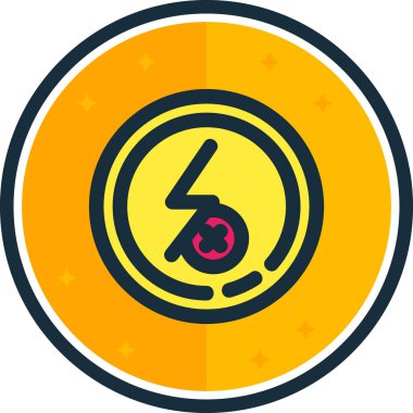 Saat simgesi, vektör illüstrasyonu