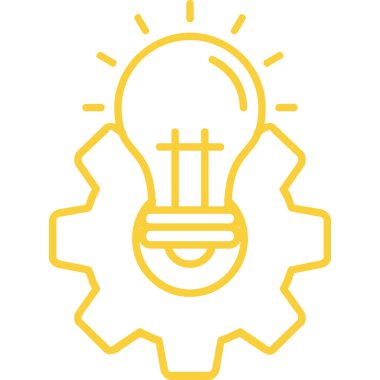 Ampul. Web simgesi basit illüstrasyon