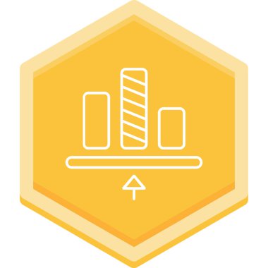 grafik ikonu vektör illüstrasyonu