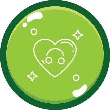 kalp simgesi modada izole edilmiş arkaplan