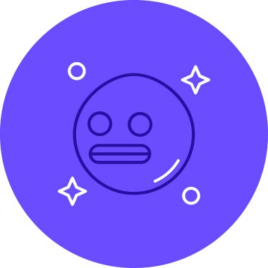 Göz vektör çizimi ile benzersiz emoji