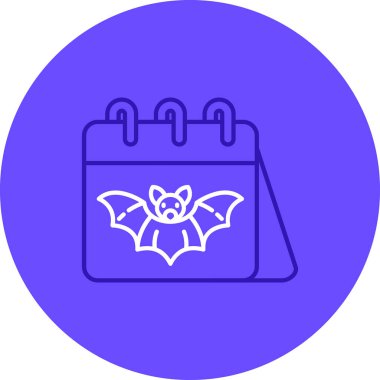 vector illustration of bat icon