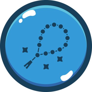 Noel çelengi dekorasyon simgesi düz stil