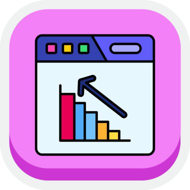 seo modern simgesinin vektör illüstrasyonu