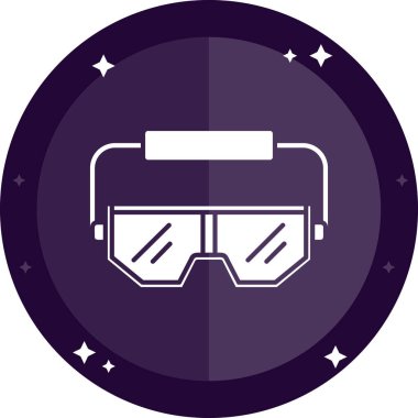 Modern gerçeklik simgesinin vektör illüstrasyonu