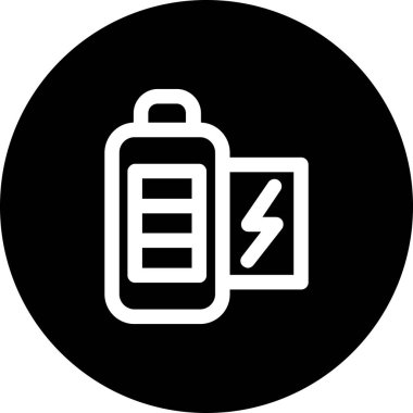 Pil. Web simgesi basit tasarım