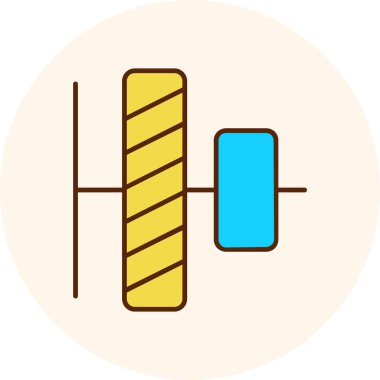 Modern b 'nin vektör illüstrasyonu eksik simgesi