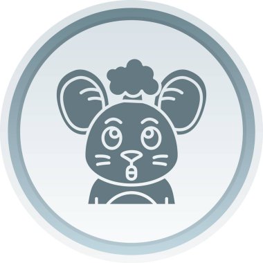 Fare. Web simgesi basit illüstrasyon