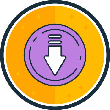 Hedef. Web simgesi basit illüstrasyon