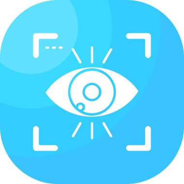 Göz simgesi. özet çizimi