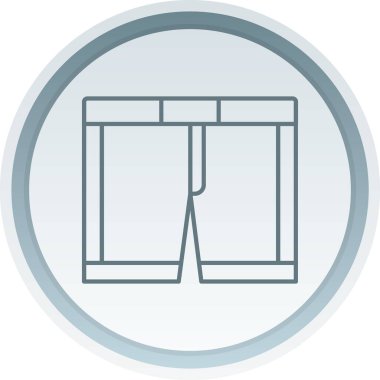 Modern ikon dikiş eksikliğinin vektör çizimi