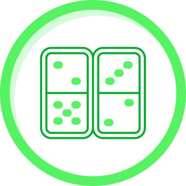 zar. Web simgesi basit illüstrasyon