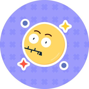 Emoji emoji yüz simgesi - özet biçimi