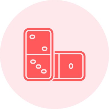 Kumarhane zar ikonu vektör illüstrasyonu