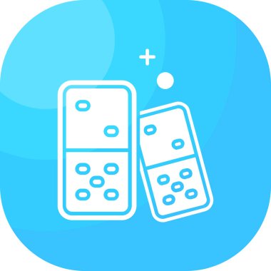 beyaz arkaplanda izole edilmiş zar simgesi oynatılıyor. İyi kumarlar. vektör.