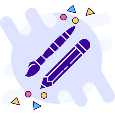 roket ikonu vektör illüstrasyonu