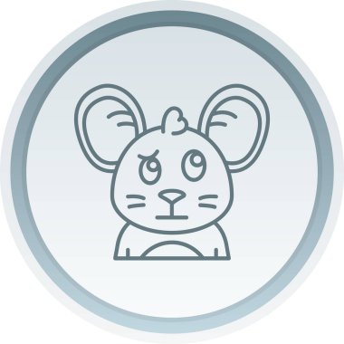 Tatlı çizgi film tavşanının vektör çizimi