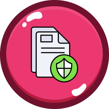 dosya simgesi, vektör illüstrasyonu