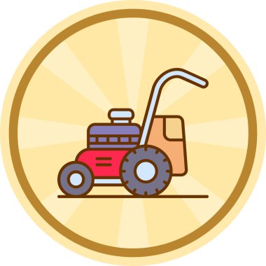 Modern çiftlik simgesinin vektör illüstrasyonu