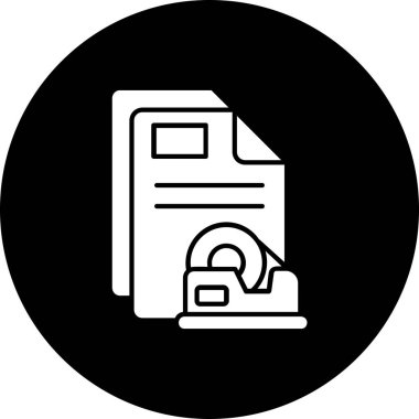 Bir bilgisayar monitörünün modern bir simgesinin vektör çizimi