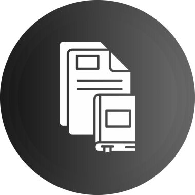 Belge. Web simgesi basit illüstrasyon