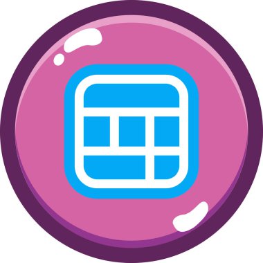 Çikolata. Web simgesi basit illüstrasyon