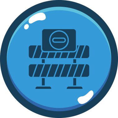 Güneş paneli dairesel simgesi