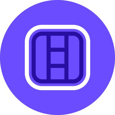 Rozet. Web simgesi basit illüstrasyon