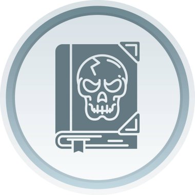 Kafatası. Web simgesi basit illüstrasyon