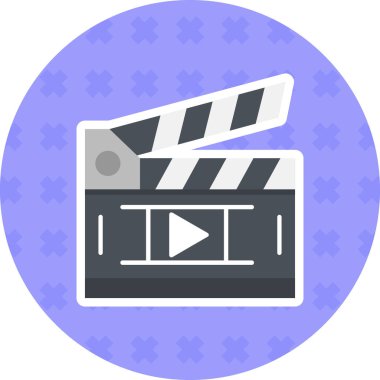 Sinema film alkışlama simgesi