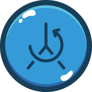 Su. Web simgesi basit illüstrasyon