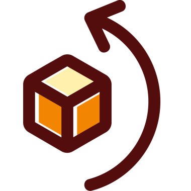 Teslimat. Web simgesi basit illüstrasyon