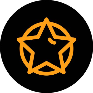 yıldız simgesi vektör illüstrasyonu