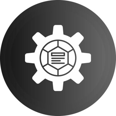 dişli simgesi vektör illüstrasyonu