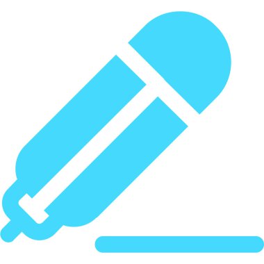 Fırça. Web simgesi basit tasarım