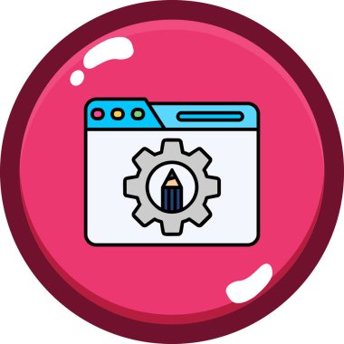 ayar simgesi olan dizüstü bilgisayar