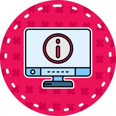 Kumarhane fişi. Basit illüstrasyon