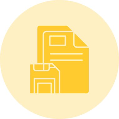 Modern simgenin vektör illüstrasyonu