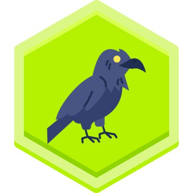 papağan simgesi vektör illüstrasyonu