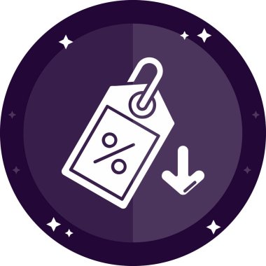 Bir etiketin vektör illüstrasyonu