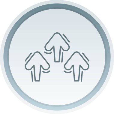 Oklar web simgesi basit illüstrasyon