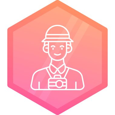 Altılı şapka takan bir adam