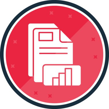 belge simgesi vektör illüstrasyonu